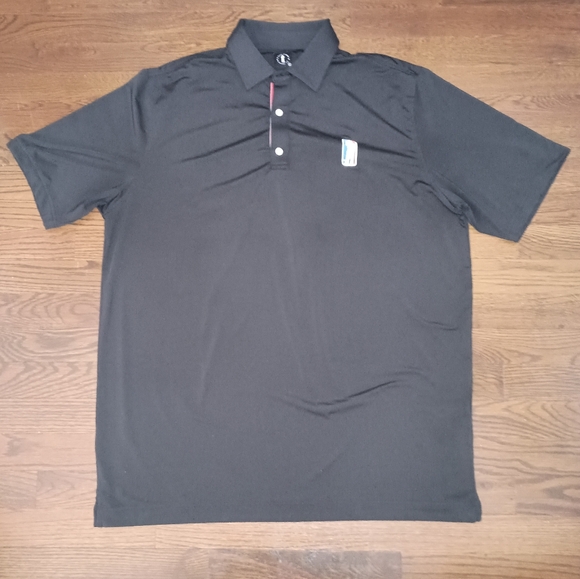 Mens U Suck At Golf Black Embroidered Logo Polo Shirt Size Extra Large XL - Picture 1 of 12
